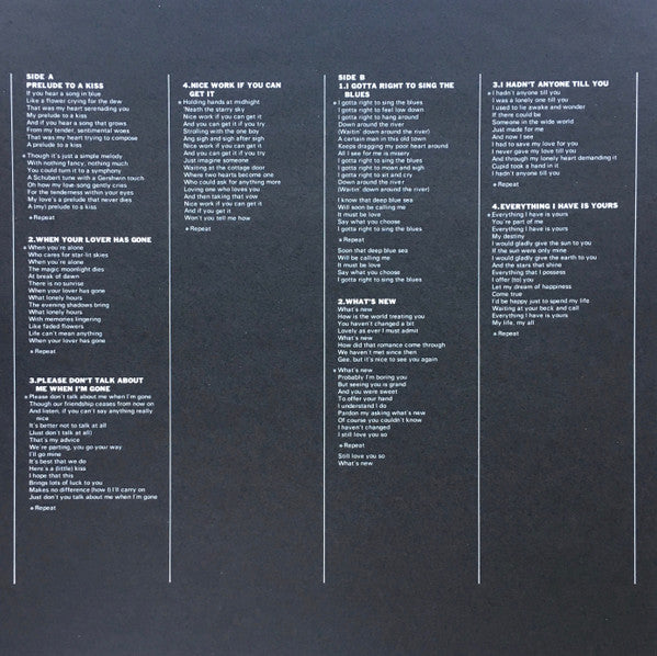 Billie Holiday - Velvet Mood (Vinyl, LP, Album, Reissue, Mono) Near Mint (NM or M-) / Very Good Plus (VG+)