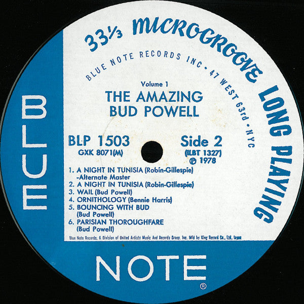 Bud Powell - The Amazing Bud Powell, Volume 1 (Vinyl, LP, Album, Re...