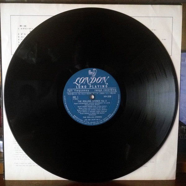 The Rolling Stones - The Rolling Stones, Vol. 3 = ザ・ローリング・ストーンズ=第3集 (Vinyl, LP, Album, Mono) Good Plus (G+) / Good Plus (G+)