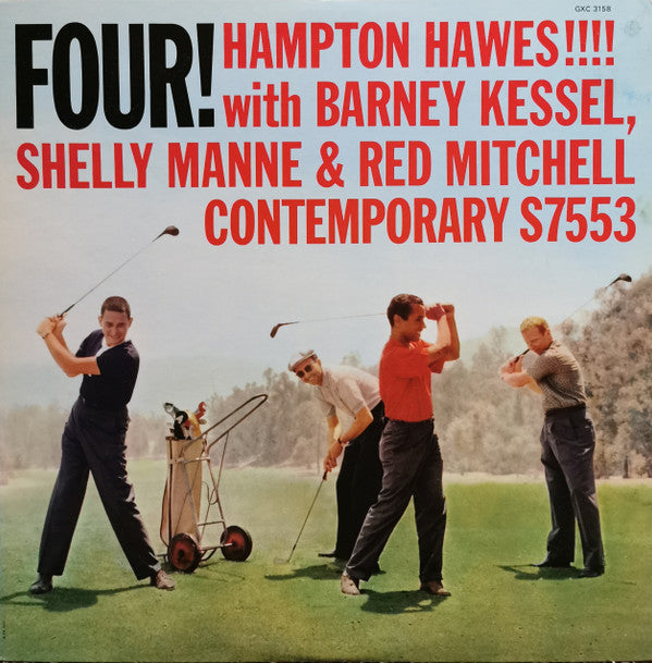 Hampton Hawes - Four! (Vinyl, LP, Album, Stereo) Very Good Plus (VG+) / Very Good (VG)