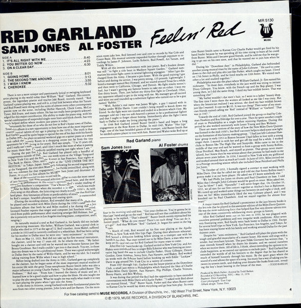 Red Garland - Feelin' Red (Vinyl, LP, Album)
