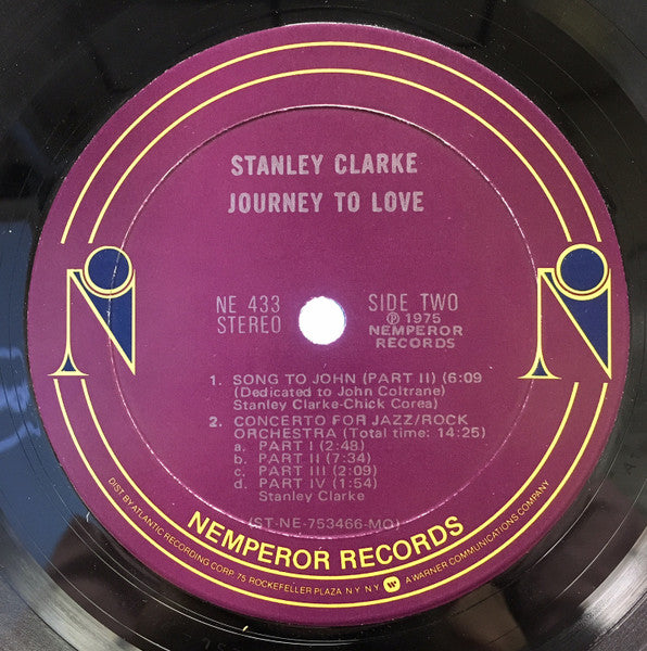 Stanley Clarke - Journey To Love (Vinyl, LP, Album, Stereo) Good Plus (G+) / Very Good (VG)