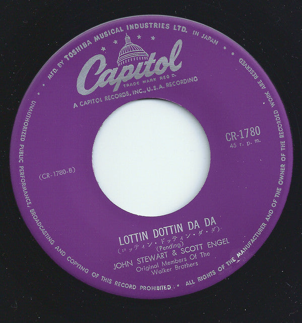 John Stewart - 愛は君だけに = Without Your Love (Vinyl, 7", 45 RPM, Single) Very Good Plus (VG+) / Good Plus (G+)