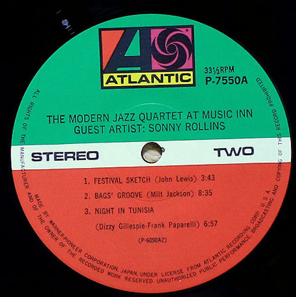 The Modern Jazz Quartet - The Modern Jazz Quartet At Music Inn —  V...