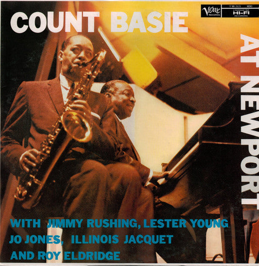 Count Basie - At Newport (Vinyl, LP, Album, Reissue, Mono) Very Good Plus (VG+) / Very Good Plus (VG+)