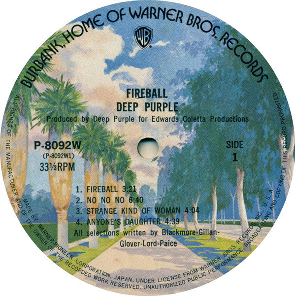 Deep Purple - Fireball (Vinyl, LP, Album, Reissue)