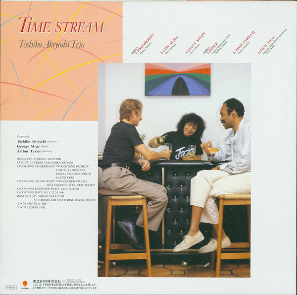Toshiko Akiyoshi Trio - Time Stream (Vinyl, LP, Album, Stereo) Near Mint (NM or M-) / Near Mint (NM or M-)