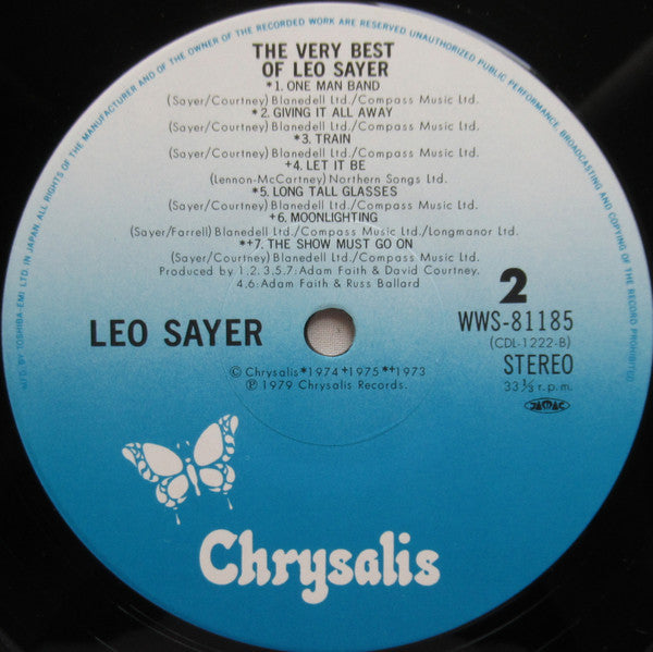 Leo Sayer - The Very Best Of Leo Sayer (Vinyl, LP, Compilation) Very Good Plus (VG+) / Very Good Plus (VG+)