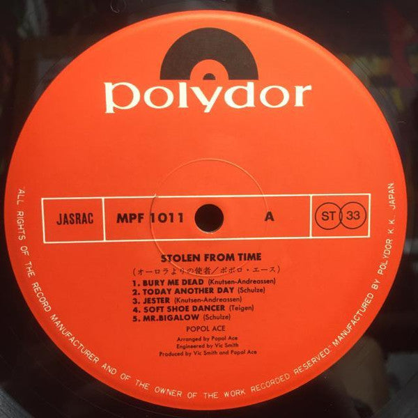 Popol Ace - Stolen From Time (Vinyl, LP, Album) Very Good Plus (VG+) / Very Good Plus (VG+)