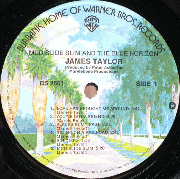 James Taylor (2) - Mud Slide Slim And The Blue Horizon (Vinyl, LP, Album, Reissue) Very Good Plus (VG+) / Very Good Plus (VG+)