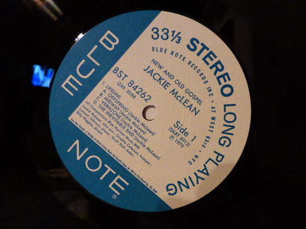 Jackie McLean - New And Old Gospel (Vinyl, LP, Album, Reissue, Stereo) Very Good (VG) / Very Good (VG)