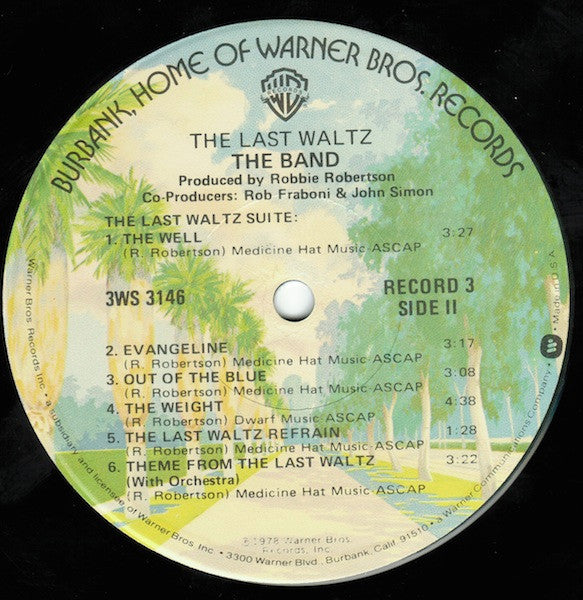 The Band - The Last Waltz (3xVinyl, LP, Album) Very Good Plus (VG+) / Very Good (VG)