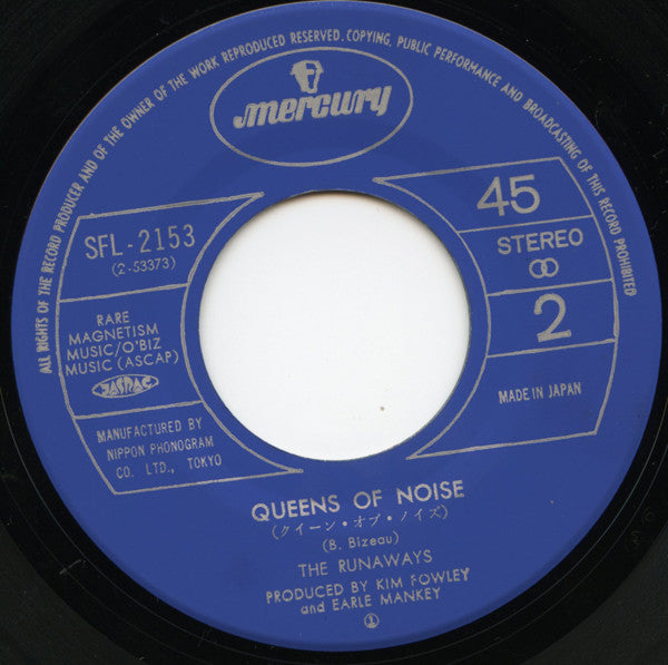 The Runaways - Neon Angels On The Road To Ruin (Vinyl, 7", 45 RPM, ...