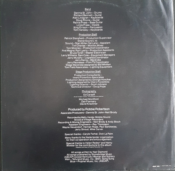 Neil Diamond - Love At The Greek - Recorded Live At The Greek Theatre (2xVinyl, LP) Very Good (VG) / Very Good (VG)