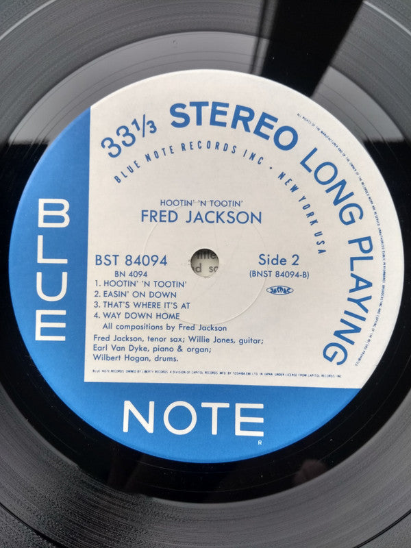 Fred Jackson - Hootin' 'N Tootin' (Vinyl, LP, Album, Stereo, Reissu...