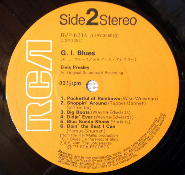 Elvis Presley - G. I. Blues (Vinyl, LP, Album, Reissue, Stereo)