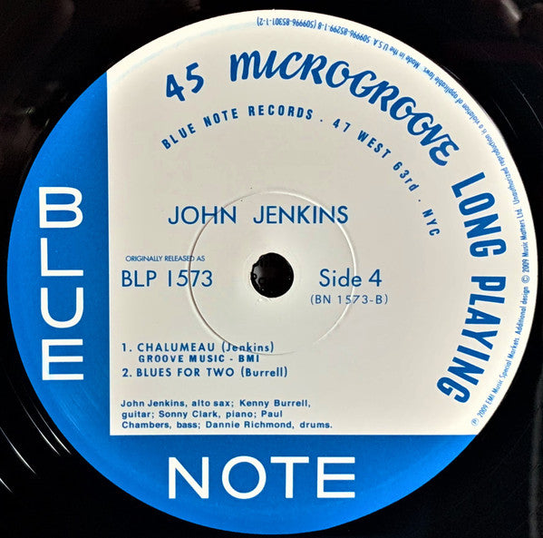 John Jenkins (2) - John Jenkins With Kenny Burrell (2xVinyl, LP, 45 RPM, Album, Limited Edition, Numbered, Reissue, Remastered, Mono) Good Plus (G+) / Near Mint (NM or M-)