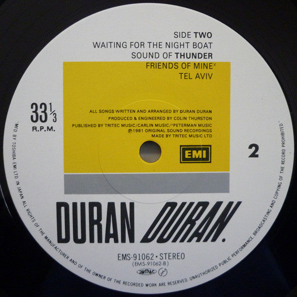 Duran Duran - Duran Duran (Vinyl, LP, Album, Reissue)