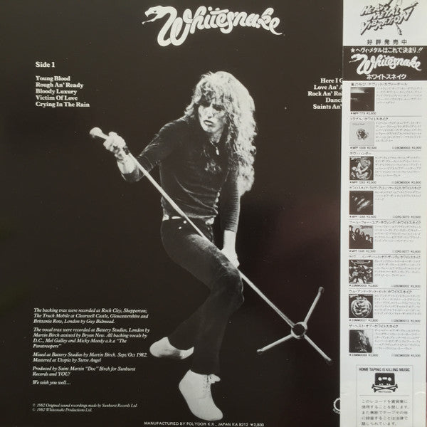 Whitesnake - Saints & Sinners (Vinyl, LP, Album)