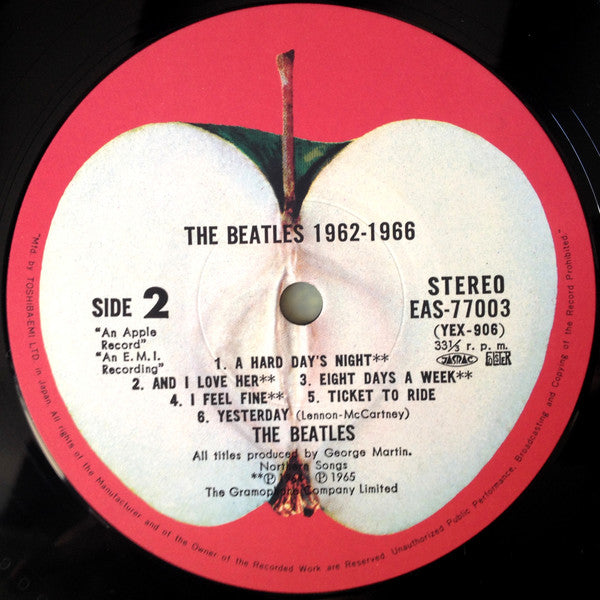 The Beatles - 1962-1966 (Vinyl, LP, Compilation, Reissue)