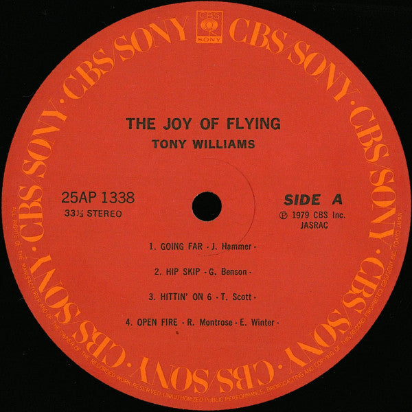 Anthony Williams - The Joy Of Flying (Vinyl, LP, Album) Near Mint (NM or M-) / Very Good Plus (VG+)