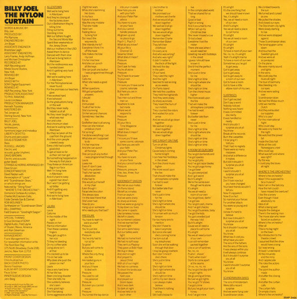 Billy Joel - The Nylon Curtain (Vinyl, LP, Album, Stereo)