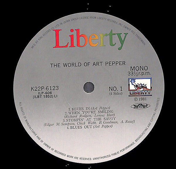 Art Pepper - The World Of Art Pepper (Vinyl, LP, Compilation)