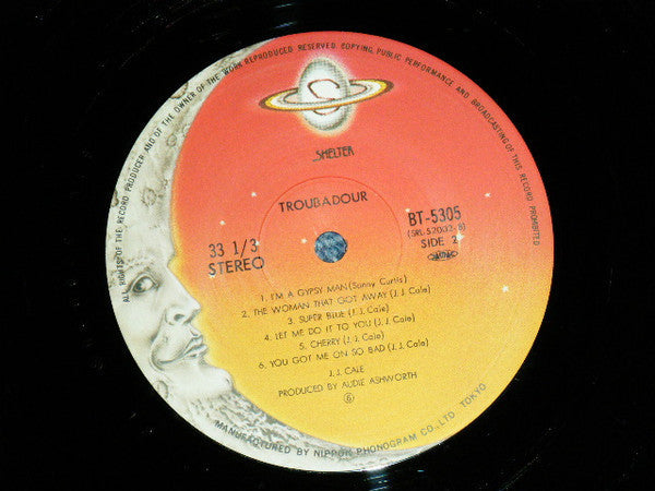 J.J. Cale - Troubadour (Vinyl, LP, Album, Reissue) Very Good Plus (VG+) / Near Mint (NM or M-)