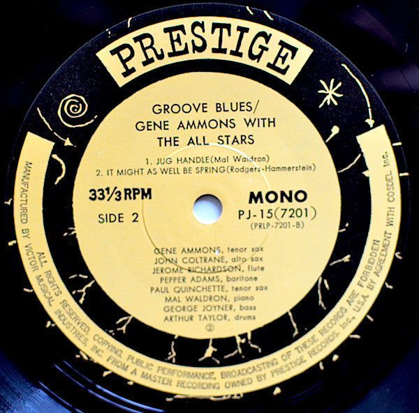 Gene Ammons' All Stars - Groove Blues (Vinyl, LP, Album, Reissue, M...