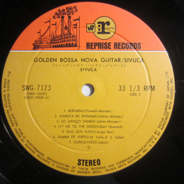 Sivuca - Golden Bossa Nova Guitar (Vinyl, LP, Album) Very Good (VG) / Very Good Plus (VG+)