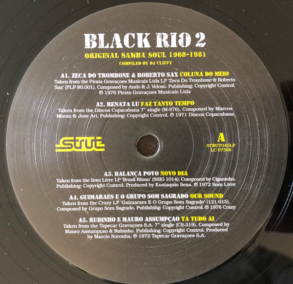 Various - Black Rio 2 (Original Samba Soul 1968-1981) (2xVinyl, LP, Compilation) Near Mint (NM or M-) / Very Good Plus (VG+)