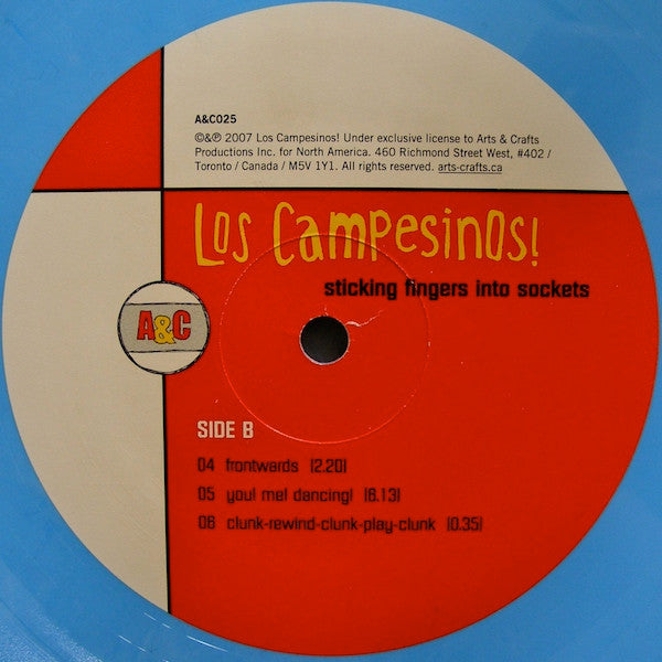 Los Campesinos! - Sticking Fingers Into Sockets (Vinyl, 10", EP) Near Mint (NM or M-) / Very Good Plus (VG+)