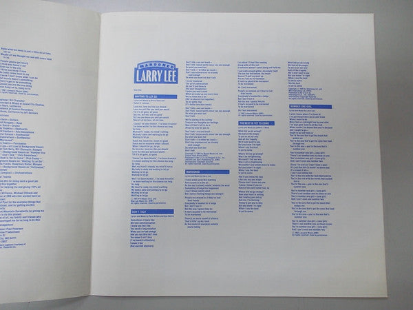 Larry Lee (3) - Marooned (Vinyl, LP, Album)