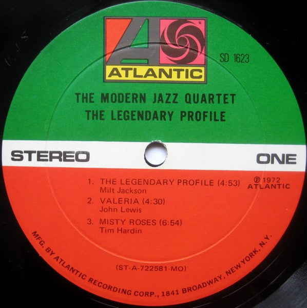The Modern Jazz Quartet - The Legendary Profile (Vinyl, LP, Album, Stereo) Very Good Plus (VG+) / Very Good Plus (VG+)