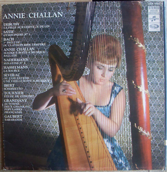 Annie Challan - Recital De Harpe (Vinyl, LP) Very Good (VG) / Very Good (VG)