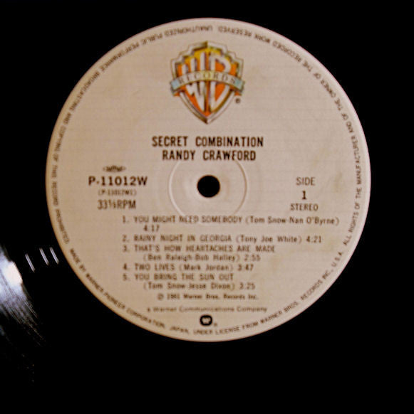Randy Crawford - Secret Combination (Vinyl, LP, Album) Good Plus (G+) / Very Good (VG)