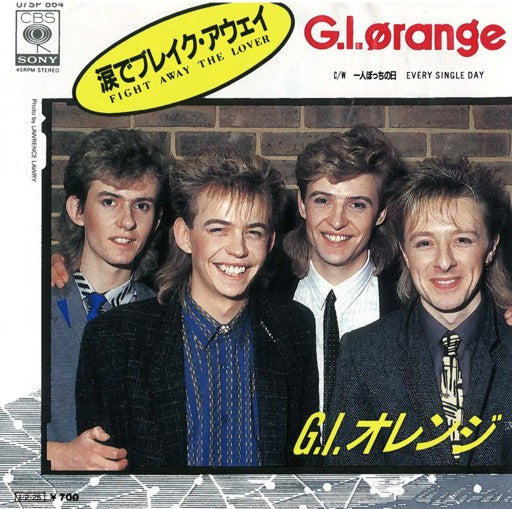 G.I. Orange - Fight Away The Lover = 涙でブレイク・アウェイ (Vinyl, 7", 45 RPM, Single, Stereo) Very Good Plus (VG+) / Very Good Plus (VG+)