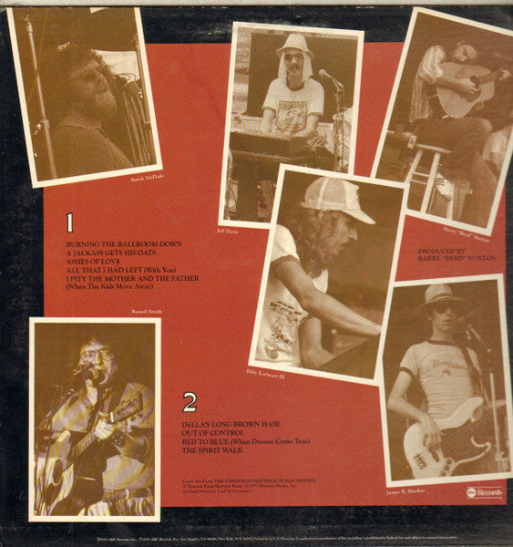 The Amazing Rhythm Aces - Burning The Ballroom Down (Vinyl, LP, Album) Very Good Plus (VG+) / Very Good Plus (VG+)