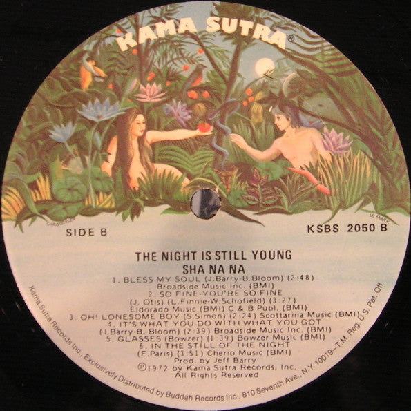 Sha Na Na - The Night Is Still Young (Vinyl, LP, Album) Very Good Plus (VG+) / Very Good Plus (VG+)