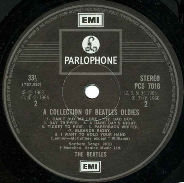 The Beatles - A Collection Of Beatles Oldies (Vinyl, LP, Compilation, Reissue, Stereo) Very Good Plus (VG+) / Very Good (VG)