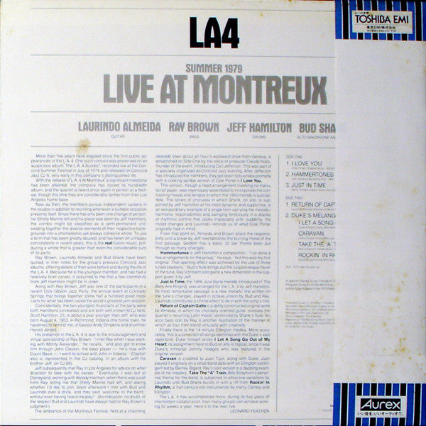 LA4 - Live At Montreux (Vinyl, LP, Album)
