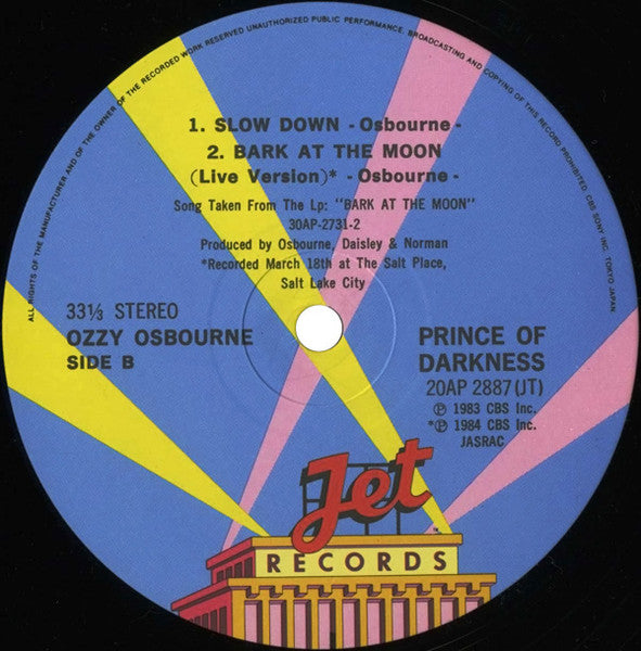 Ozzy Osbourne - Prince Of Darkness (Vinyl, 12", 33 ⅓ RPM)
