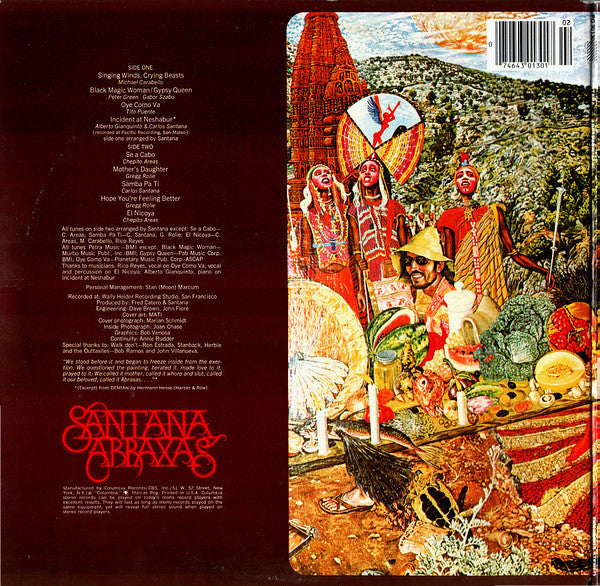 Santana - Abraxas (Vinyl, LP, Album, Reissue, Stereo) Very Good Plus (VG+) / Very Good (VG)