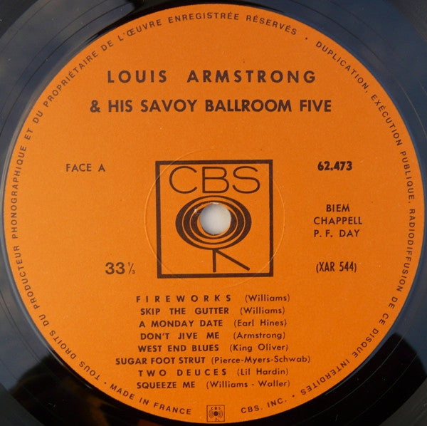 Louis Armstrong - V.S.O.P. (Very Special Old Phonography)  Vol. 4 (Vinyl, LP, Compilation) Very Good (VG) / Very Good (VG)