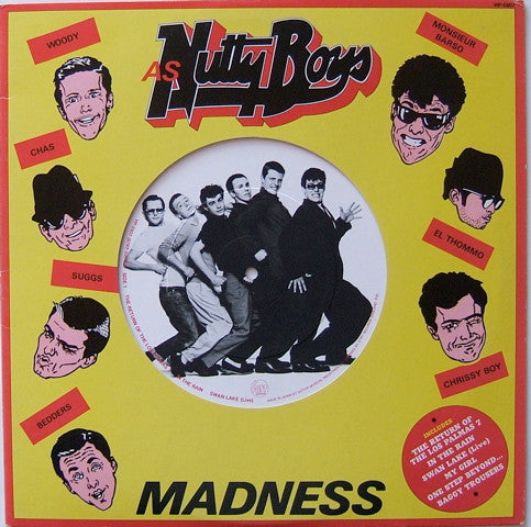 Madness - As Nutty Boys (Vinyl, 12", EP) Near Mint (NM or M-) / Very Good Plus (VG+)