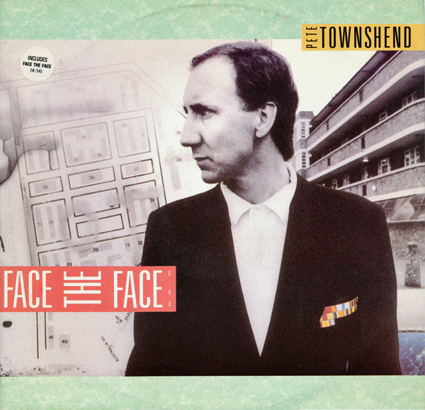 Pete Townshend - Face The Face (Vinyl, 12", 45 RPM) Very Good (VG) / Very Good Plus (VG+)