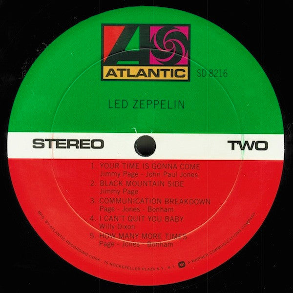Led Zeppelin - Led Zeppelin (Vinyl, LP, Album, Reissue) Very Good (VG) / Very Good Plus (VG+)