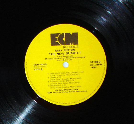 Gary Burton - The New Quartet (Vinyl, LP, Album, Reissue) Very Good Plus (VG+) / Very Good (VG)