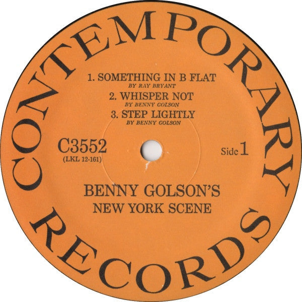 Benny Golson - Benny Golson's New York Scene (Vinyl, LP, Album, Reissue, Mono) Very Good Plus (VG+) / Very Good (VG)