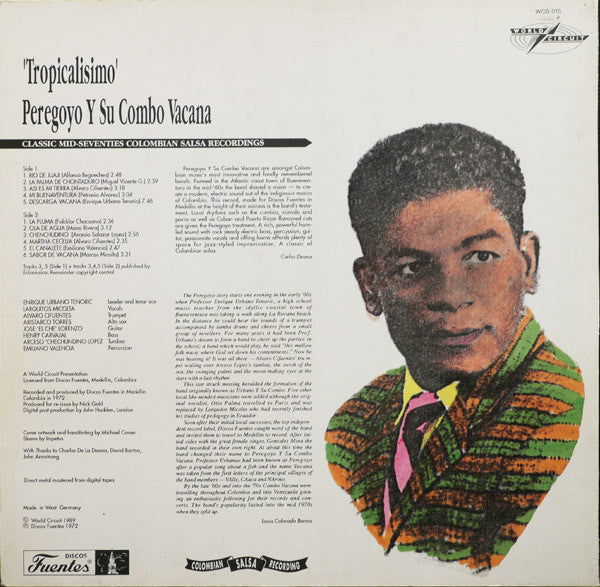 Peregoyo Y Su Combo Vacaná - Tropicalisimo (Vinyl, LP) Very Good Plus (VG+) / Good Plus (G+)